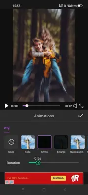 Video Editor android App screenshot 3